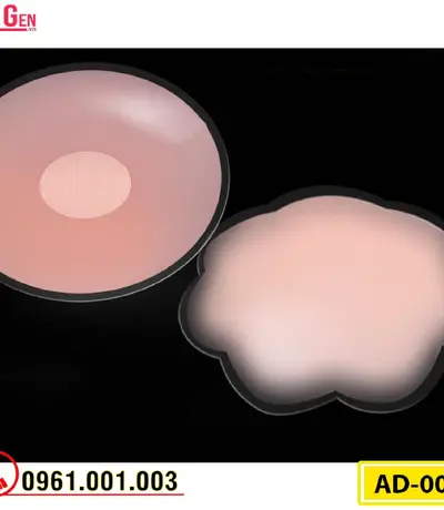 Miếng Dán Nhũ Hoa - Dán Ti Ngực Silicon Cao Cấp (AD-005)