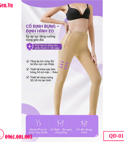 quần Gen sau hút mỡ cao cấp ép đều giúp vóc dáng thon gọn