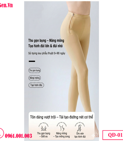 Gen định hình sau hút mỡ bụng đùi hỗ trợ hồi phục nhanh