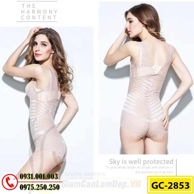 Bộ Đồ Lót Định Hình - Đồ Gen Định Hình Liền Thân Cho Dáng Thon Gọn