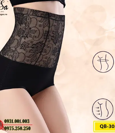 Quần Gen Bụng Định Hình - Quần Lót Định Hình Thu Gọn Vòng Eo (Cod: QB-305)