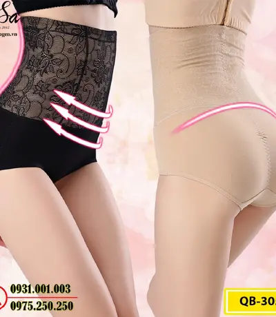 Quần Gen Bụng Định Hình - Quần Lót Định Hình Thu Gọn Vòng Eo (Cod: QB-305)