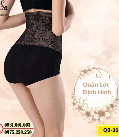 Quần Gen Bụng Định Hình - Quần Lót Định Hình Thu Gọn Vòng Eo (Cod: QB-305)