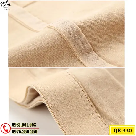 Quần Lót Gen Định Hình Cao Cấp Chống Cuộn Thu Gọn Vòng Eo (Cod: QB-330)