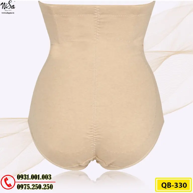 Quần Lót Gen Định Hình Cao Cấp Chống Cuộn Thu Gọn Vòng Eo (Cod: QB-330)