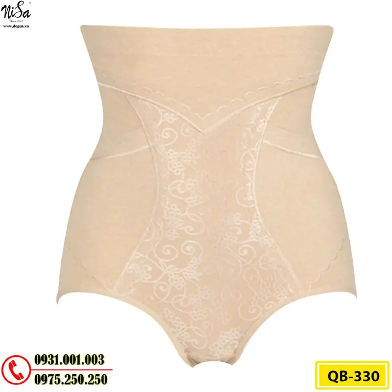 Quần Lót Gen Định Hình Cao Cấp Chống Cuộn Thu Gọn Vòng Eo (Cod: QB-330)