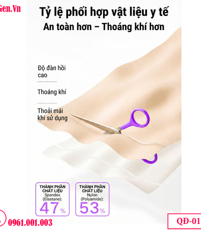 quần Gen định hình đùi sau hút mỡ chất liệu mềm thoáng khí