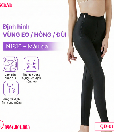 Quần Gen Định Hình Sau Phẩu Thuật Hút Mỡ Cao Cấp QĐ-011— Chuẩn Y Khoa