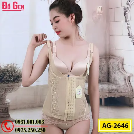 Áo Lót Gen Định Hình - Gen Nịt Bụng Thu Gọn Vòng Eo (Cod: AG-2646)