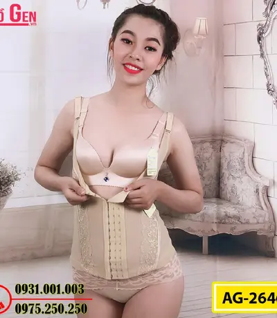 Áo Lót Gen Định Hình - Gen Nịt Bụng Thu Gọn Vòng Eo (Cod: AG-2646)