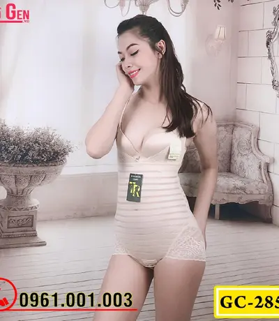 Bộ Đồ Lót Gen Định Hình - Gen Nịt Bụng Thu Gọn Vòng Eo (Cod: GC-2857)