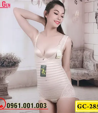 Bộ Đồ Lót Gen Định Hình - Gen Nịt Bụng Thu Gọn Vòng Eo (Cod: GC-2857)