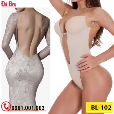 Bộ Đồ Lót Liền Thân Cao Cấp Dành Cho Đầm Hở Lưng (Cod: BL-102)