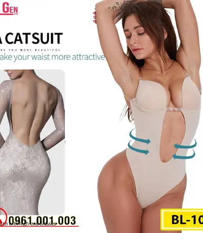 Bộ Đồ Lót Liền Thân Cao Cấp Dành Cho Đầm Hở Lưng (Cod: BL-102)
