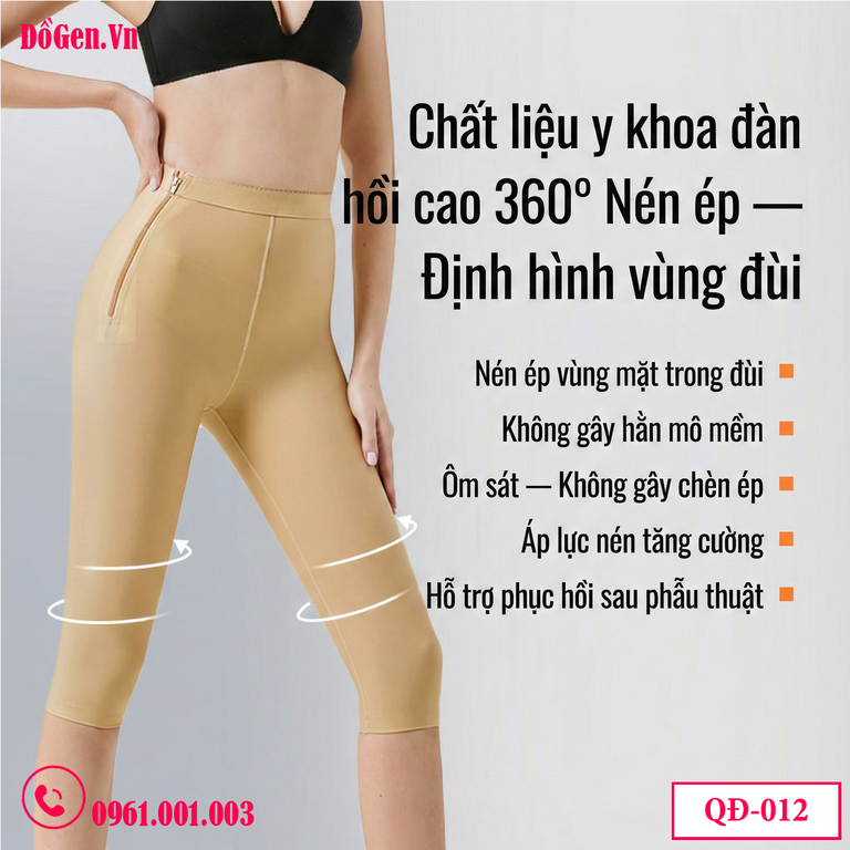 QUẦN GEN DÀI SAU HÚT MỠ ĐÙI