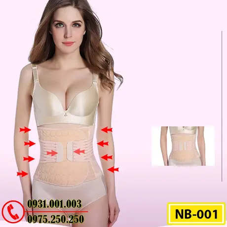 Gen Nịt Bụng Định Hình Kiểu Dán Tiện Lợi Thu Nhỏ Vòng Eo (Cod: NB-001)