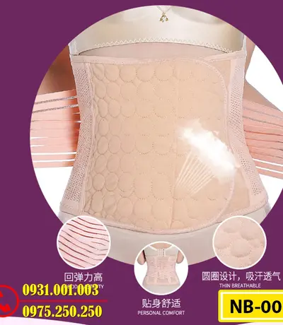 Gen Nịt Bụng Định Hình Kiểu Dán Tiện Lợi Thu Nhỏ Vòng Eo (Cod: NB-001)