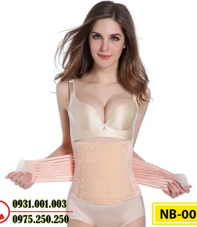 Gen Nịt Bụng Định Hình Kiểu Dán Tiện Lợi Thu Nhỏ Vòng Eo (Cod: NB-001)
