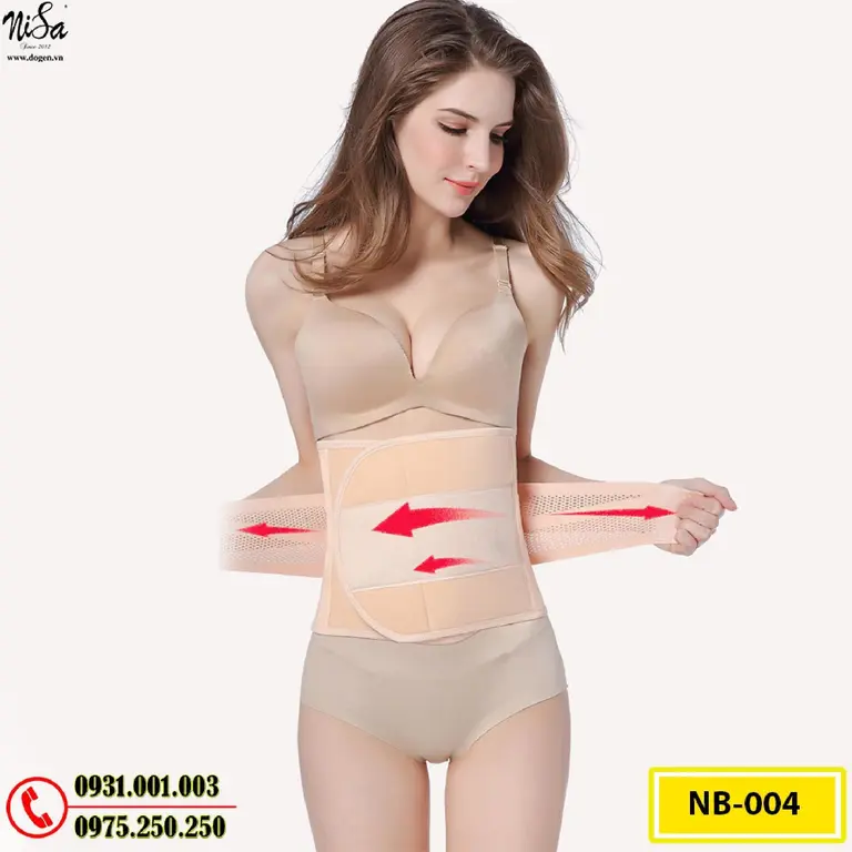 Gen Nịt Bụng Định Hình Kiểu Dán Dành Cho Phụ Nữ Sau Sinh (Cod: NB-004)