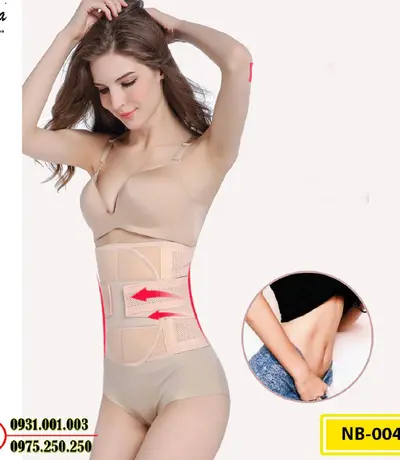 Gen Nịt Bụng Định Hình Kiểu Dán Dành Cho Phụ Nữ Sau Sinh (Cod: NB-004)