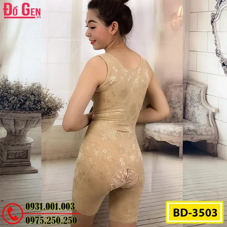 Bộ Đồ Lót Gen Định Hình - Gen Nịt Bụng Định Hình Thu Nhỏ Vòng 2 (Cod: BD-3503)