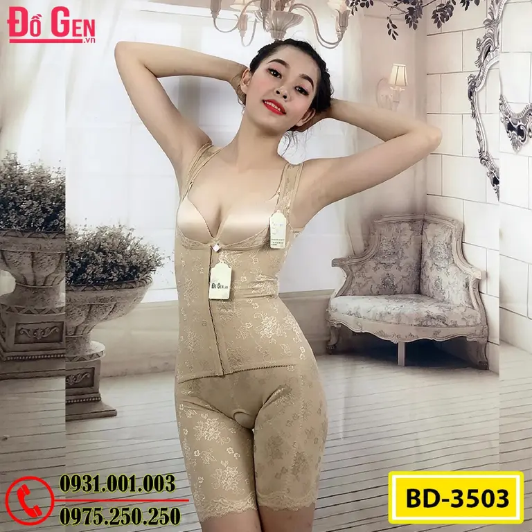 Bộ Đồ Lót Gen Định Hình - Gen Nịt Bụng Định Hình Thu Nhỏ Vòng 2 (Cod: BD-3503)