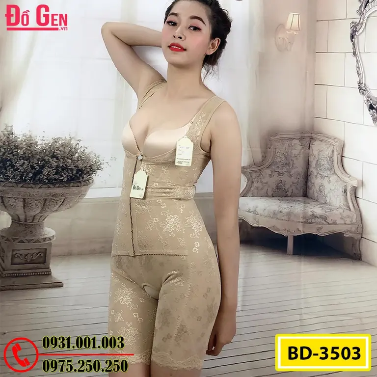 Bộ Đồ Lót Gen Định Hình - Gen Nịt Bụng Định Hình Thu Nhỏ Vòng 2 (Cod: BD-3503)