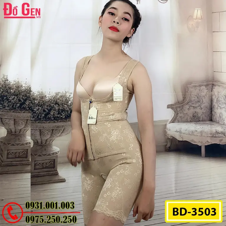Bộ Đồ Lót Gen Định Hình - Gen Nịt Bụng Định Hình Thu Nhỏ Vòng 2 (Cod: BD-3503)