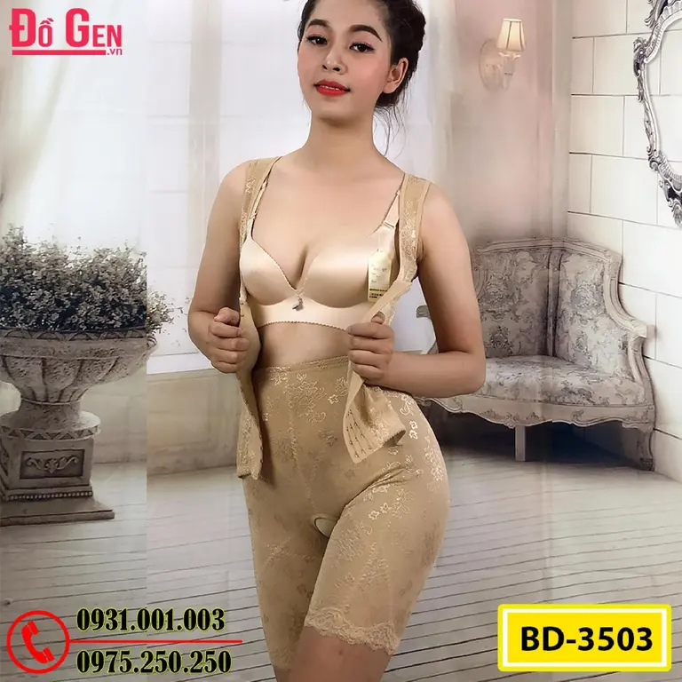 Bộ Đồ Lót Gen Định Hình - Gen Nịt Bụng Định Hình Thu Nhỏ Vòng 2 (Cod: BD-3503)