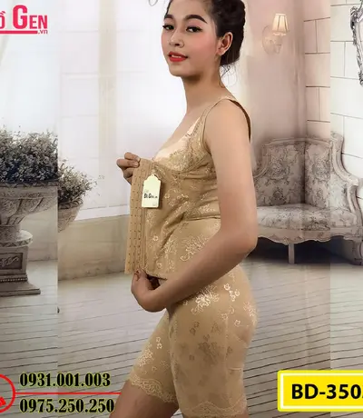 Bộ Đồ Lót Gen Định Hình - Gen Nịt Bụng Định Hình Thu Nhỏ Vòng 2 (Cod: BD-3503)