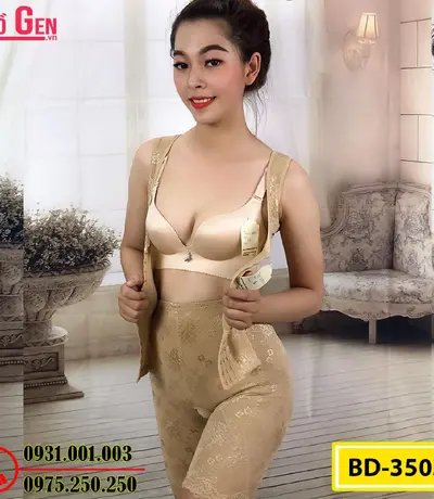 Bộ Đồ Lót Gen Định Hình - Gen Nịt Bụng Định Hình Thu Nhỏ Vòng 2 (Cod: BD-3503)