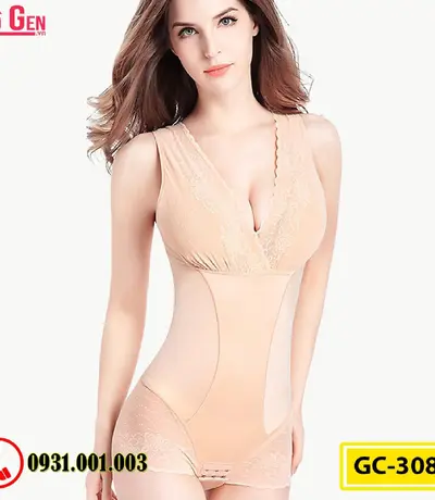 Bộ Đồ Lót Gen Định Hình - Gen Nịt Bụng Thu Gọn Vòng Eo (Cod: GC-3082)