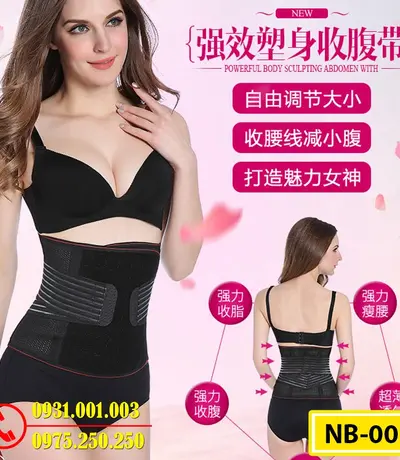 Gen Nịt Bụng Định Hình Kiểu Dán Dành Cho Phụ Nữ Sau Sinh (Cod: NB-001)