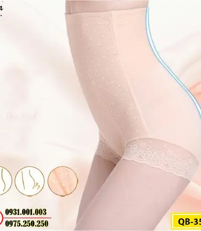 Quần Gen Lót Định Hình Chống Cuộn Cao Cấp Hỗ Trợ Giảm Cân (Cod: QB-358)