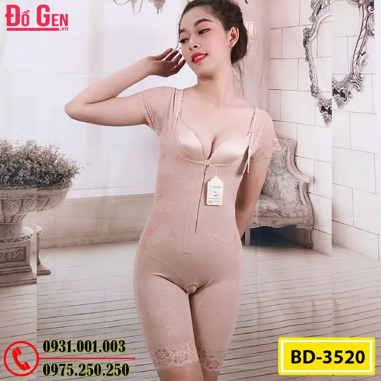 Bộ Đồ Gen Nịt Bụng Có Đùi Dành Cho Phụ Nữ Sau Sinh (Cod: BD-3520)
