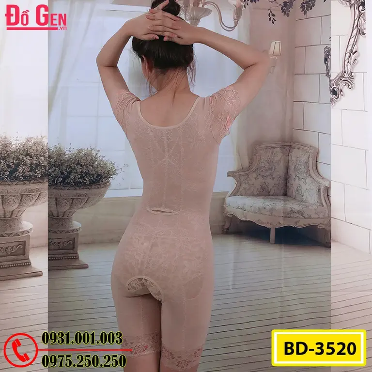 Bộ Đồ Gen Nịt Bụng Có Đùi Dành Cho Phụ Nữ Sau Sinh (Cod: BD-3520)
