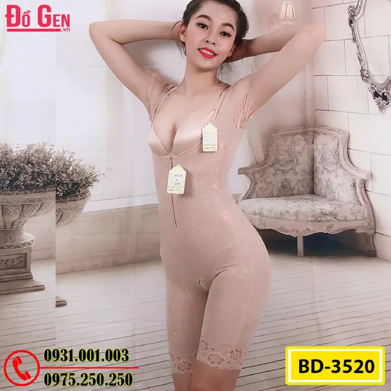 Bộ Đồ Gen Nịt Bụng Có Đùi Dành Cho Phụ Nữ Sau Sinh (Cod: BD-3520)