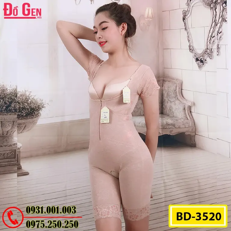Bộ Đồ Gen Nịt Bụng Có Đùi Dành Cho Phụ Nữ Sau Sinh (Cod: BD-3520)