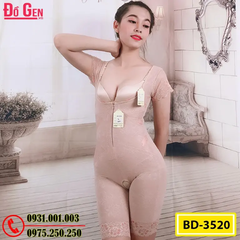 Bộ Đồ Gen Nịt Bụng Có Đùi Dành Cho Phụ Nữ Sau Sinh (Cod: BD-3520)