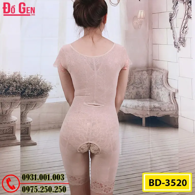Bộ Đồ Gen Nịt Bụng Có Đùi Dành Cho Phụ Nữ Sau Sinh (Cod: BD-3520)