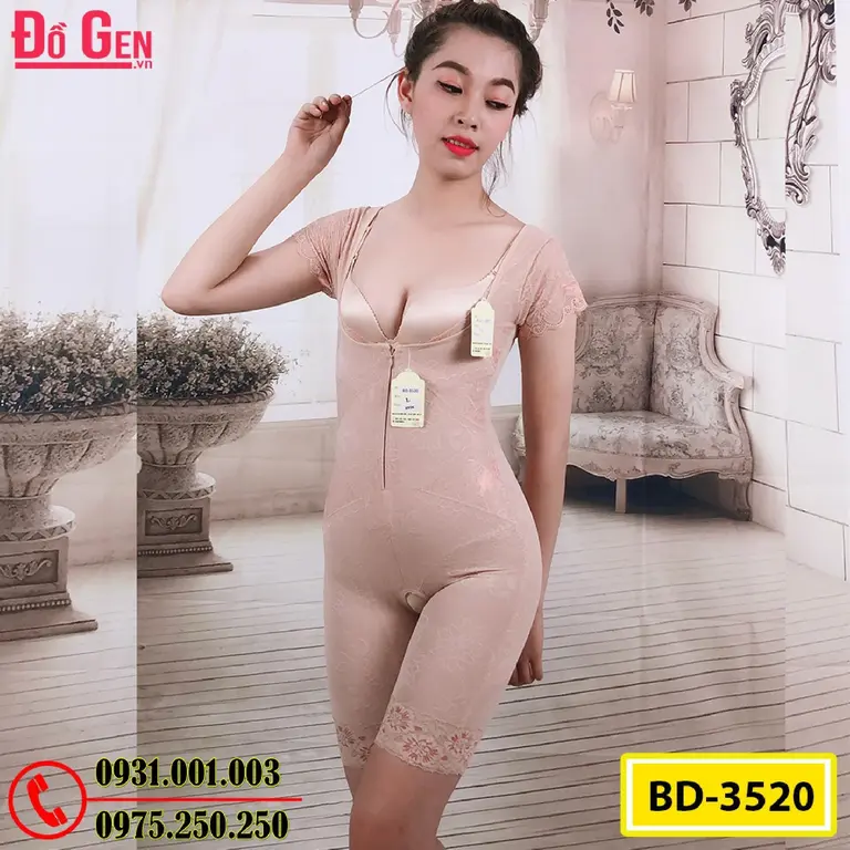 Bộ Đồ Gen Nịt Bụng Có Đùi Dành Cho Phụ Nữ Sau Sinh (Cod: BD-3520)