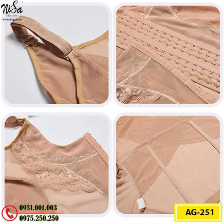 Áo Lót Định Hình - Áo Gen Định Hình Nâng Ngực Thu Gọn Vòng Eo (Cod: AG-251)
