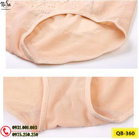 Quần Gen Lót Định Hình Chống Cuộn Cao Cấp Thu Gọn Vòng Eo (Cod: QB-360)