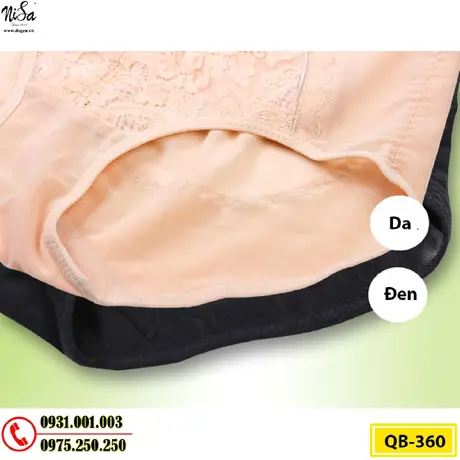 Quần Gen Lót Định Hình Chống Cuộn Cao Cấp Thu Gọn Vòng Eo (Cod: QB-360)