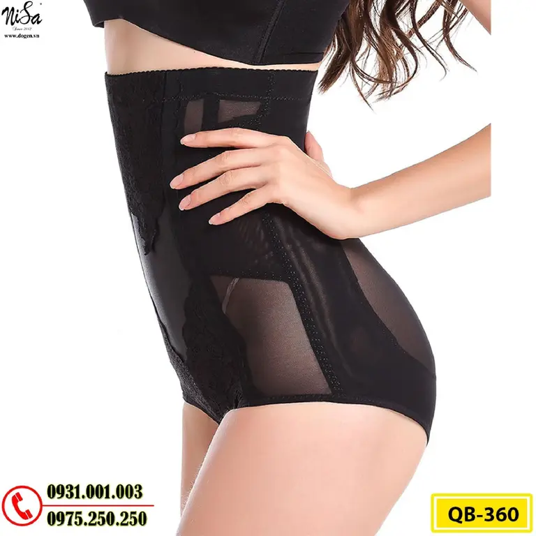 Quần Gen Lót Định Hình Chống Cuộn Cao Cấp Thu Gọn Vòng Eo (Cod: QB-360)