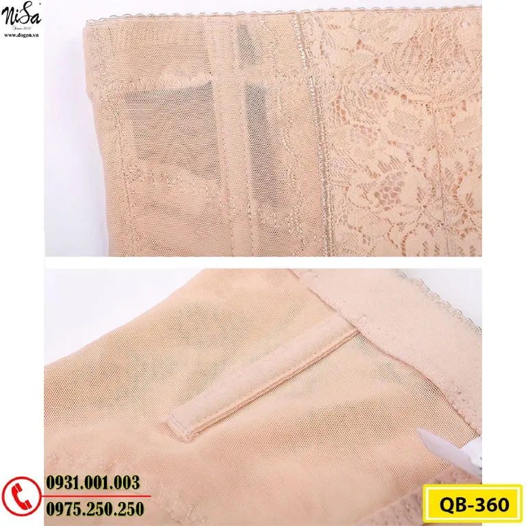Quần Gen Lót Định Hình Chống Cuộn Cao Cấp Thu Gọn Vòng Eo (Cod: QB-360)