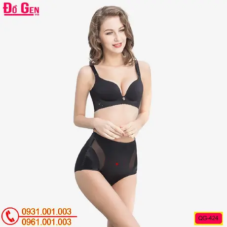 Quần Gen Hỗ Trợ Mỡ Bụng Dưới Cho Chị Em Phụ Nữ Màu Đen (COD: QG-424)