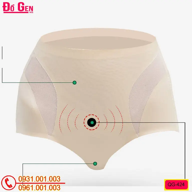 Quần Gen Hỗ Trợ Mỡ Bụng Dưới Cho Chị Em Phụ Nữ Màu Đen (COD: QG-424)