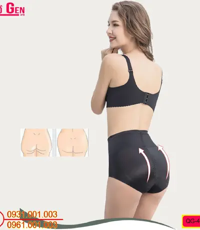 Quần Gen Hỗ Trợ Mỡ Bụng Dưới Cho Chị Em Phụ Nữ Màu Đen (COD: QG-424)