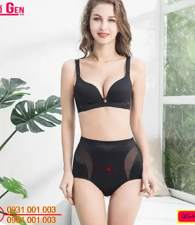 Quần Gen Hỗ Trợ Mỡ Bụng Dưới Cho Chị Em Phụ Nữ Màu Đen (COD: QG-424)